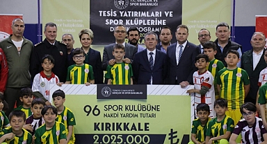 96 Spor Kulübüne 2 Milyon 25 Bin TL Nakdi Yardım