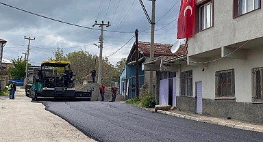 SULAKYURT BELEDİYESİ ASFALT EKİBİ İŞ BAŞINDA