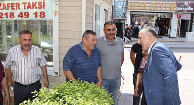 BAŞKAN SAYGILI, ESNAF VE VATANDAŞLA BİR ARAYA GELDİ