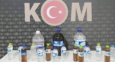 El Yapımı Alkollü İçki Ele Geçirildi 