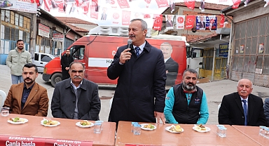 MHP’li aday Ulusoy’dan 2 Günde 5 Mahallede Miting 