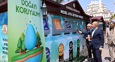 Mobil Atık Toplama Aracı Kırıkkale Yollarında