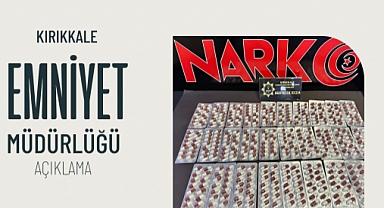 Kırıkkale’de uyuşturucu operasyonu 