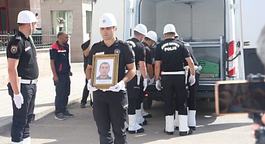 Polis Memuru Yazıcı, Kırıkkale'de son yolculuğuna uğurlandı