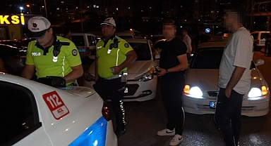 Ekiplerin gece uygulamasında, sürücülere ceza yağdı