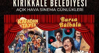 Kırıkkale Belediyesi’nden Açık Hava Sineması Hizmeti