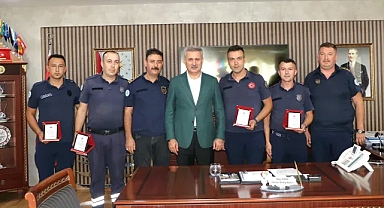 Yahşihan'da Kahraman İtfaiyeciler Ödüllendirildi 