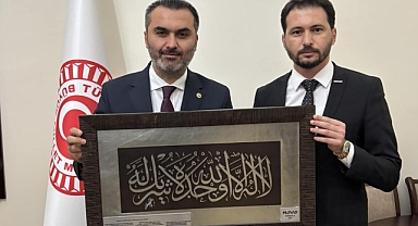 ÜSİAD KIRIKKALE ŞUBE BAŞKANI'NDAN KAPLAN'A ZİYARET