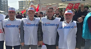 VAN’DA İŞÇİLERİN YANLARINDA OLDULAR