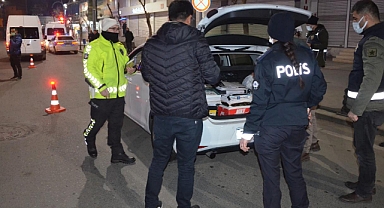 ARAÇLAR KONTROLDEN GEÇTİ