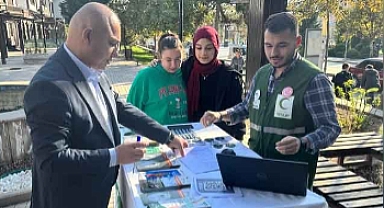 YEŞİLAY'IN BAĞIMLILIKLA MÜCADELE ÇALIŞMALARINA KATILDI