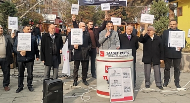 ASGARİ ÜCRETİ PROTESTO ETTİ