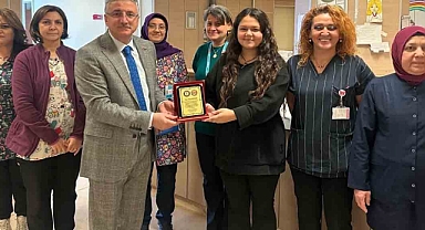 YÜKSEK İHTİSAS HASTANESİ'Nİ ZİYARET ETTİ