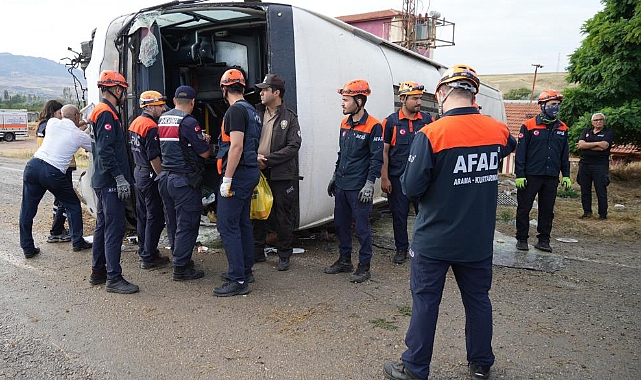 otobüs kazasında acı haber 1 kişi hayatını kaybetti